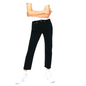 Levi's Wedgie Straight Cropped Jeans